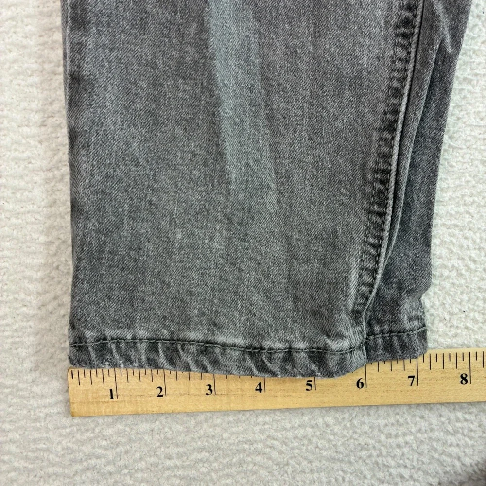 Levi 531 Athletic Slim Jeans Mens 36x31 Gray‎ Distressed Stretch Casual Denim